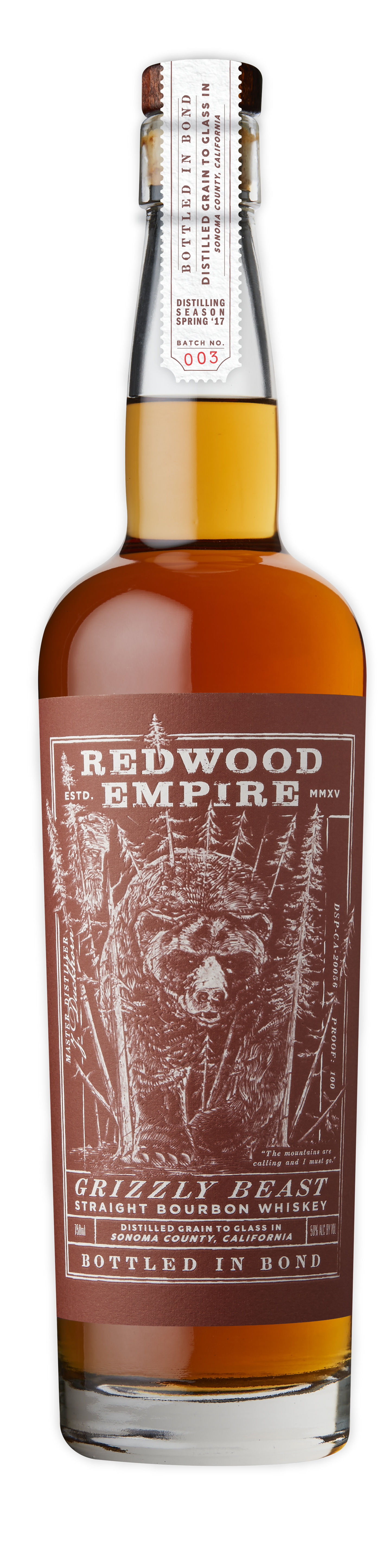 Redwood Empire Bottled in Bond Grizzly Beast Bourbon (004)