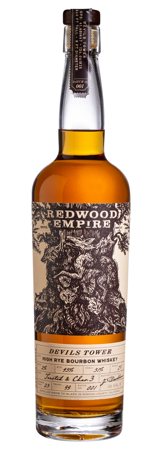 Redwood Empire Devils Tower High Rye Bourbon