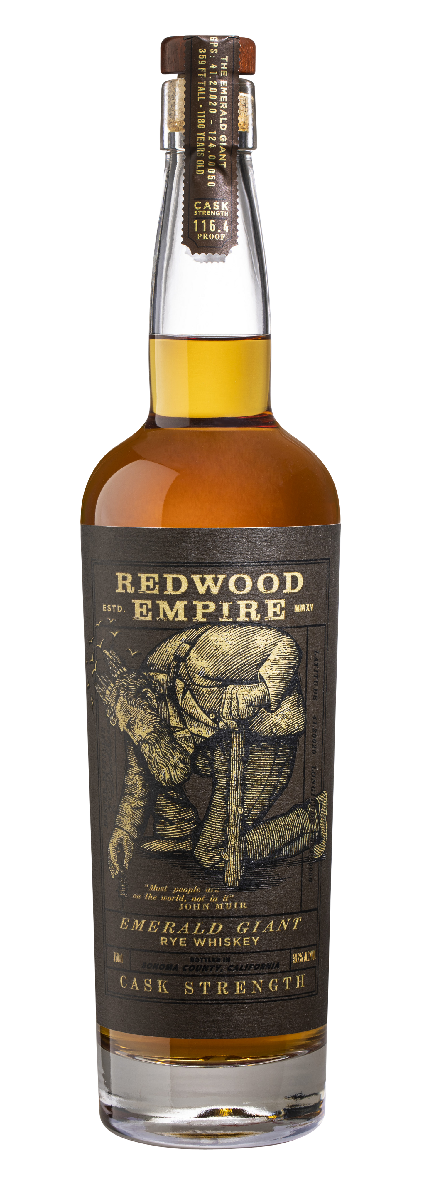 Redwood Empire Cask Strength Emerald Giant Rye