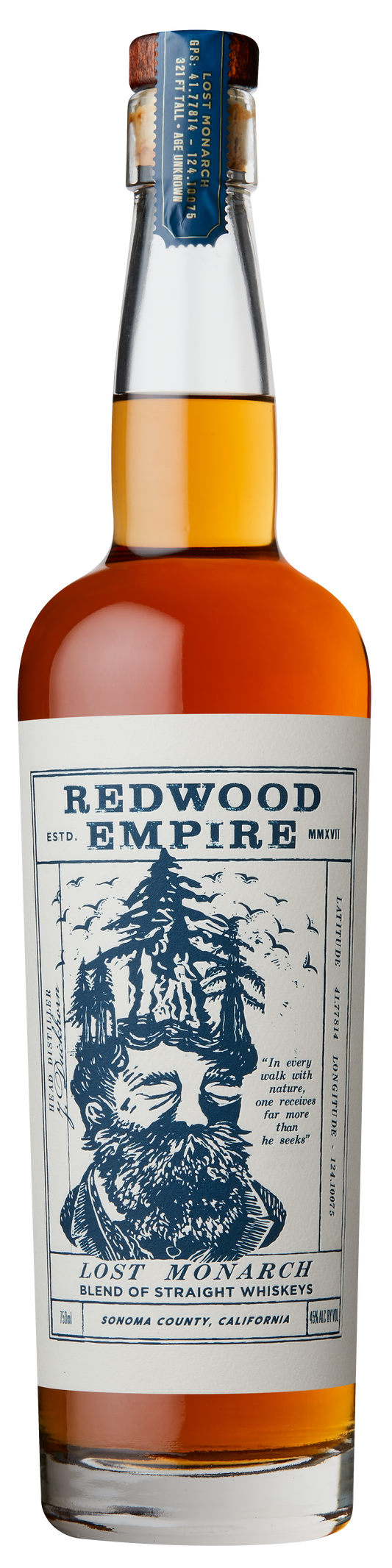 Redwood Empire Lost Monarch Small Batch American Whiskey